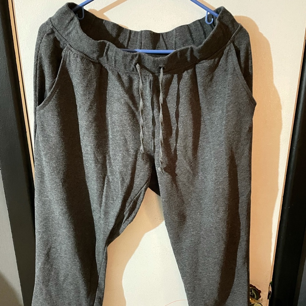 Comfortable gray sweatpants